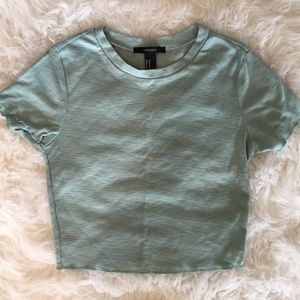 Forever 21 Teal Crop Top NWOT